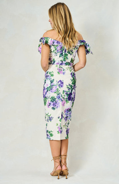 The Suzette Midi Dress (Purple)