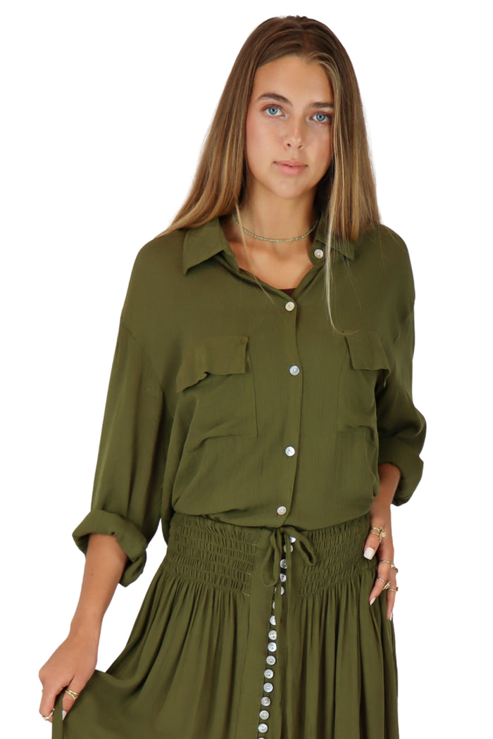 Olive Green / Small/Medium