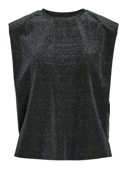 Tiana Top (Black Beauty/Silver)