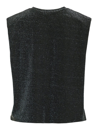 Tiana Top (Black Beauty/Silver)