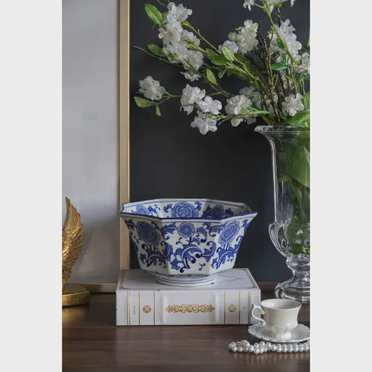 Timeless Blue and White Porcelain Bowl
