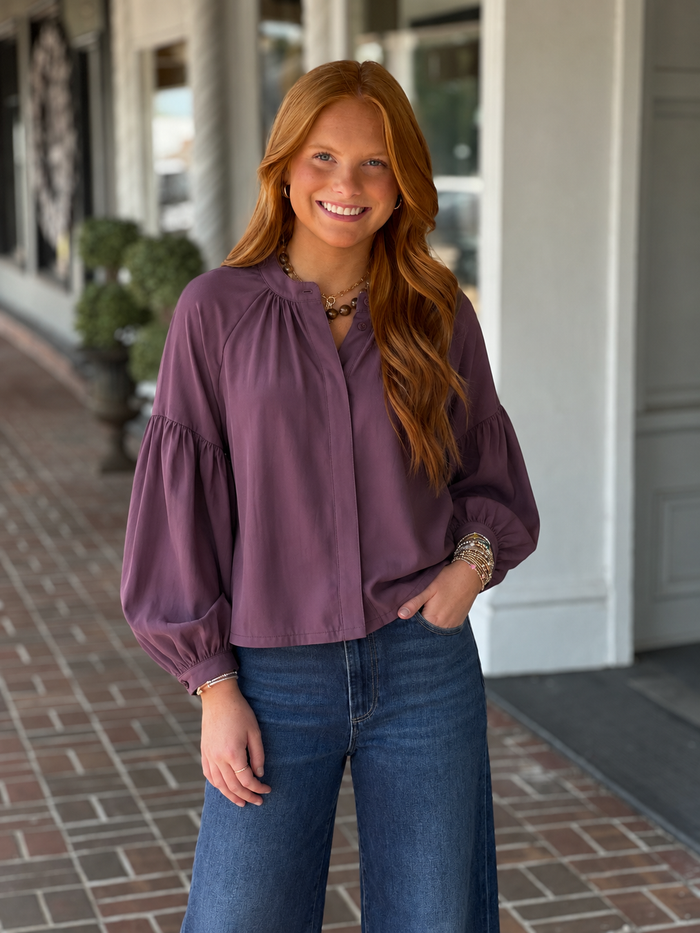 Together Always Plum Top