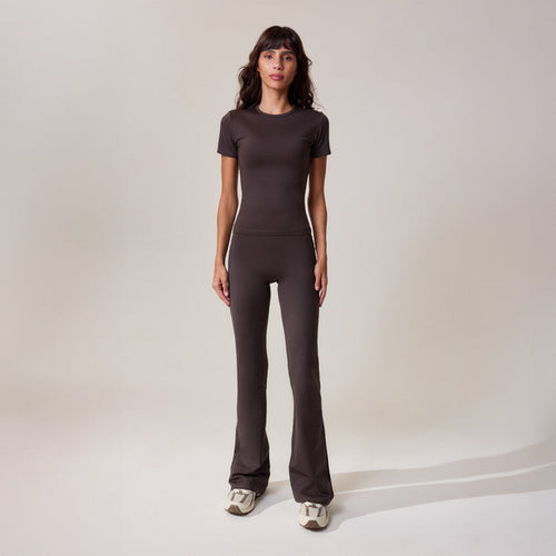 Ultimate Everyday Flare Leggings - Black Coffee