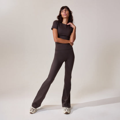 Ultimate Everyday Flare Leggings - Black Coffee