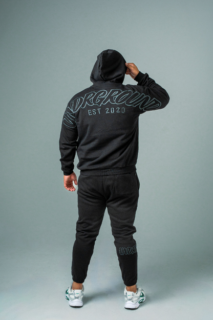 UNDRGROUND Hype Hoodie (Black/Charcoal)