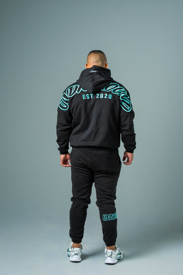 UNDRGROUND Hype Hoodie (Black/Tiffany)
