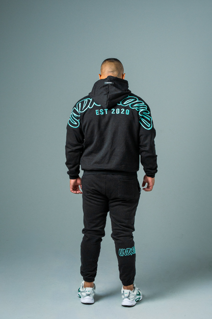UNDRGROUND Hype Hoodie (Black/Tiffany)