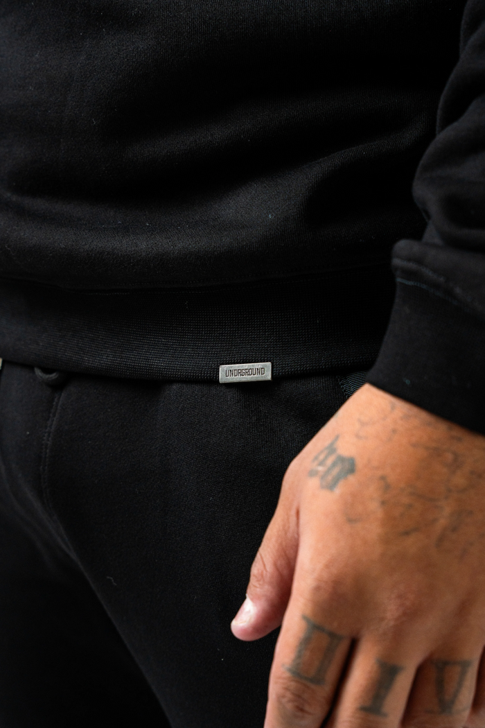 UNDRGROUND Relaxed Fit Crew (Black/Charcoal)