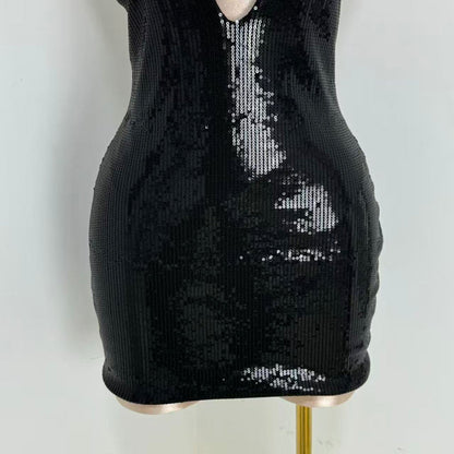 V-neck topless strapless backless dress