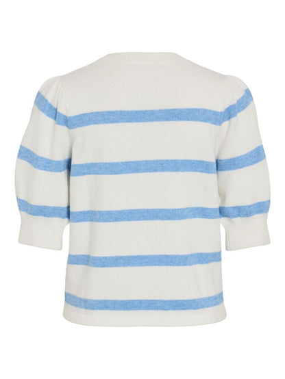 Val Knit Jumper Top (White Alyssum/Blissful)