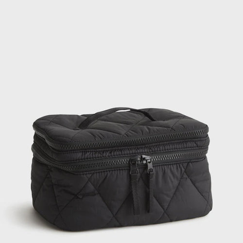 Vera Bradley Brush Up Cosmetic Case in Moonless Night