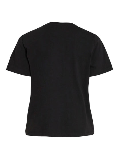 VIANNA T-SHIRT (BLACK/WHITE FACE)