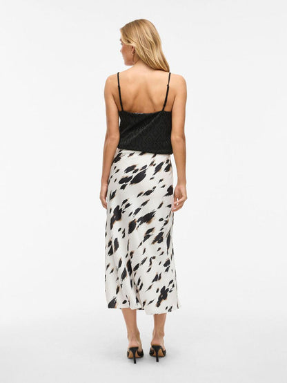 Vielette High Waisted Maxi Skirt (Birch/COI)