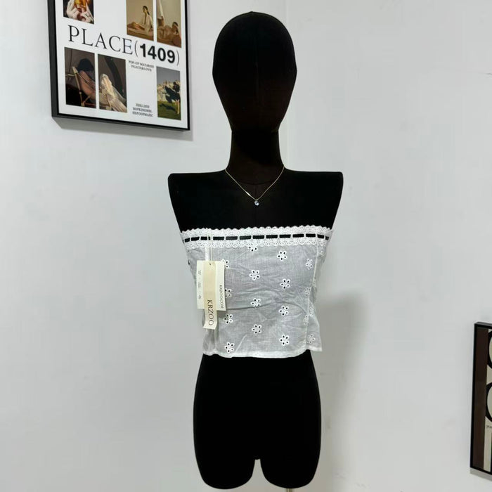 Waist-Cinching Single-Breasted Top