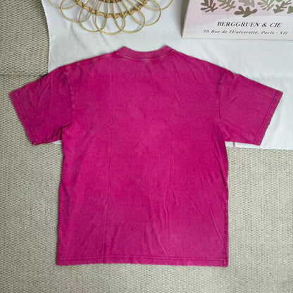 Washed pure cotton short-sleeved shirt