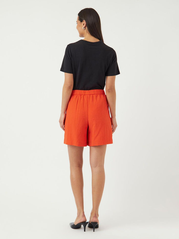 Weston High Waisted Shorts (Cherry Tomato)