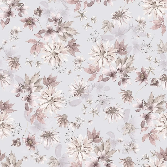 Winter Botanical Grey - Family Fabrics B.V.