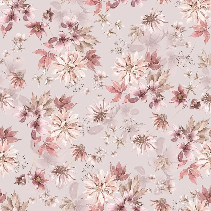 Winter Botanical Pink - Family Fabrics B.V.