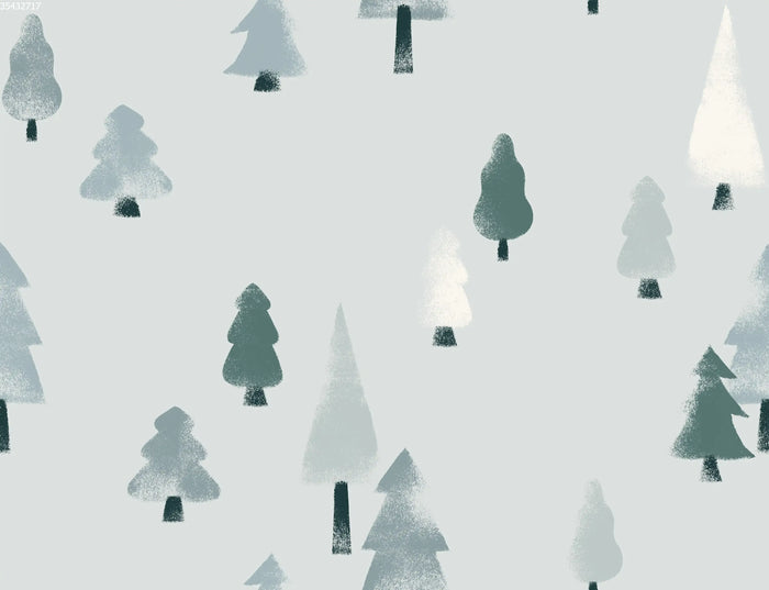 Winter Forest Blue - Family Fabrics B.V.