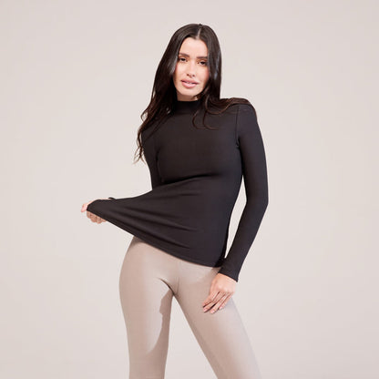Winter Thermal Top - Black Coffee