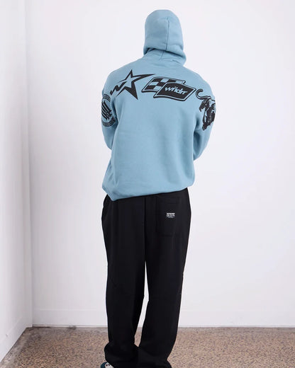 WNDRR Advocate Hood Sweat (Dusk Blue)