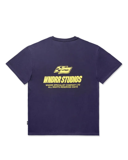 WNDRR Apex Box Fit Tee (Navy)