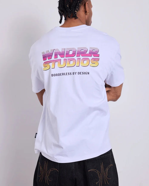 WNDRR Arcade Box Fit Tee (White)