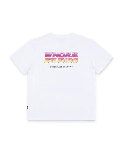 WNDRR Arcade Box Fit Tee (White)