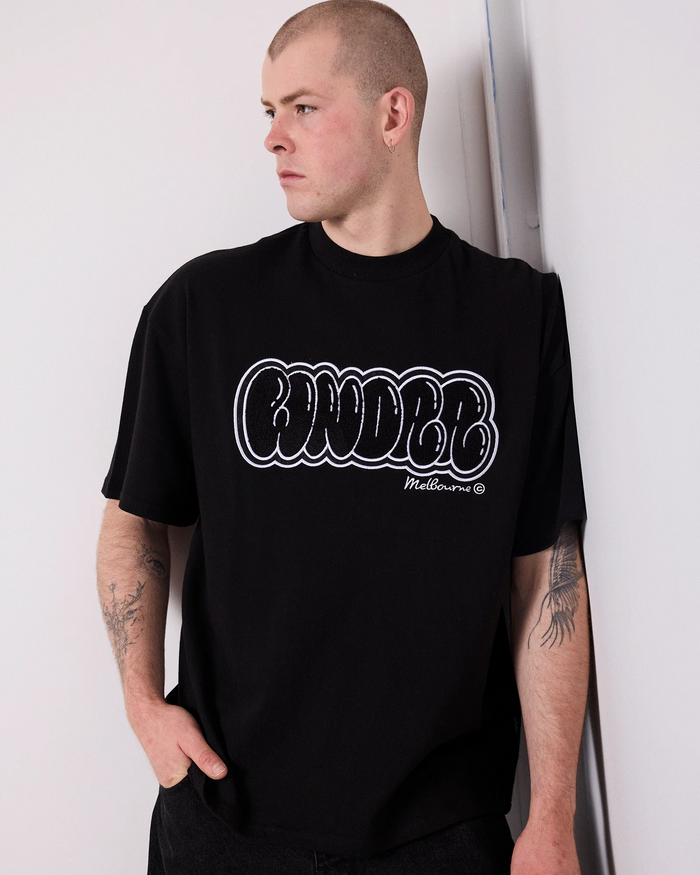 WNDRR Blissed Heavy Weight Tee (Black)