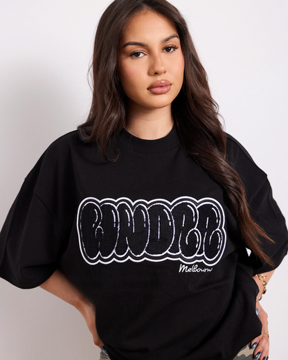 WNDRR Blissed Heavy Weight Tee (Black)