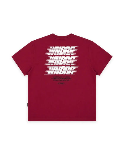 WNDRR Borderless Box Fit Tee (Blood Red)