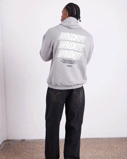 WNDRR Borderless Hood Sweat (Cement Grey)