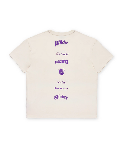 WNDRR Collective Box Fit Tee (Off White)