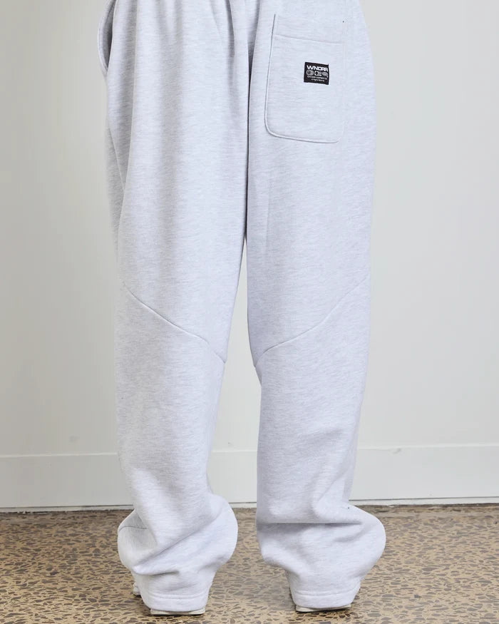 WNDRR Halo Jumbo Trackpants (White Marle)