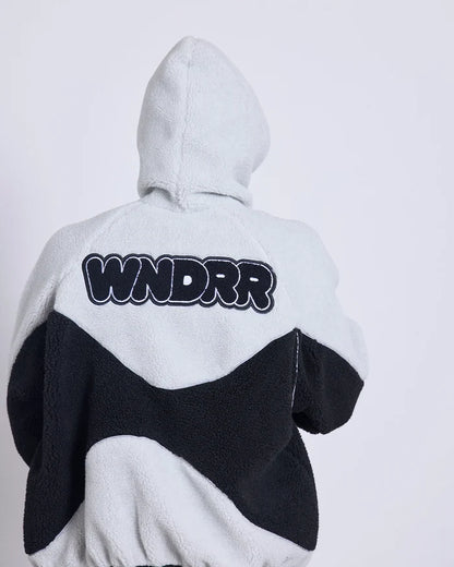 WNDRR Nimbus Fleece Jacket (Oyster/Black)