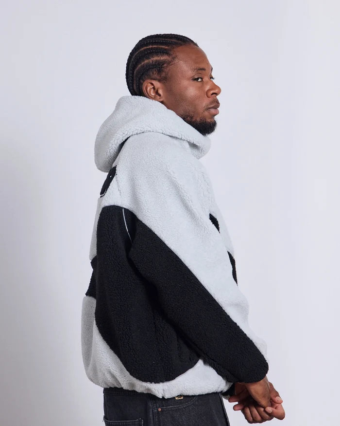 WNDRR Nimbus Fleece Jacket (Oyster/Black)