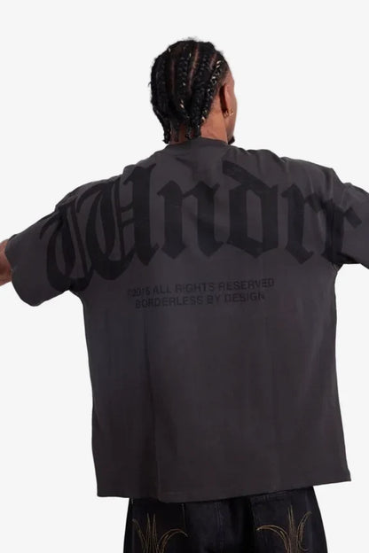 WNDRR Revival Heavy Weight Tee (Faded Black)