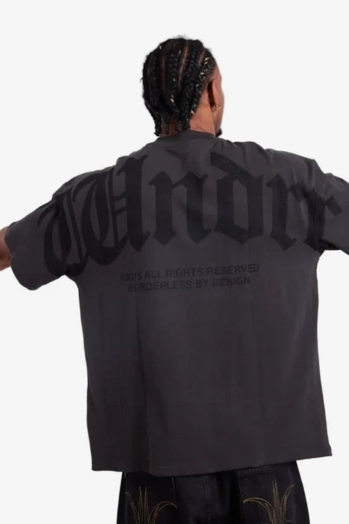 WNDRR Revival Heavy Weight Tee (Faded Black)