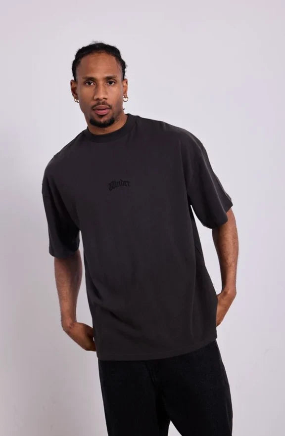 WNDRR Revival Heavy Weight Tee (Faded Black)