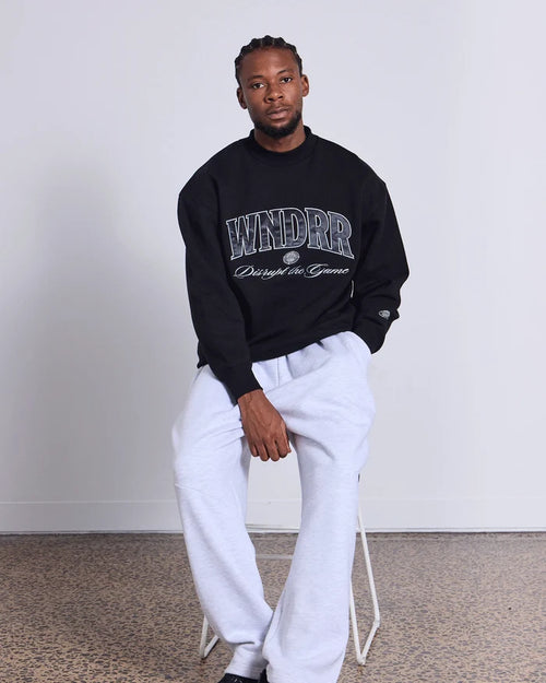 WNDRR Target Crew Sweat (Black)