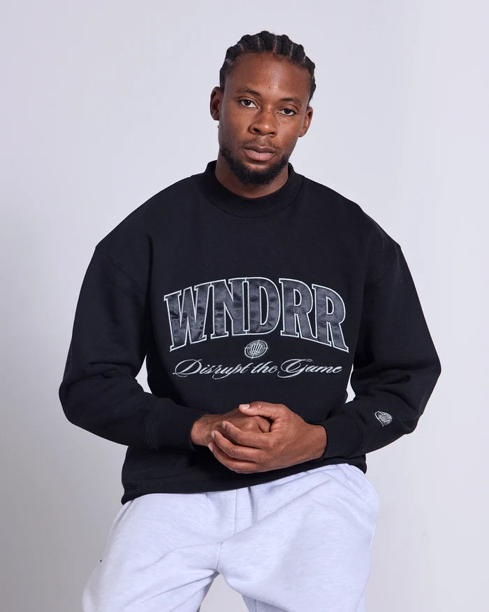 WNDRR Target Crew Sweat (Black)
