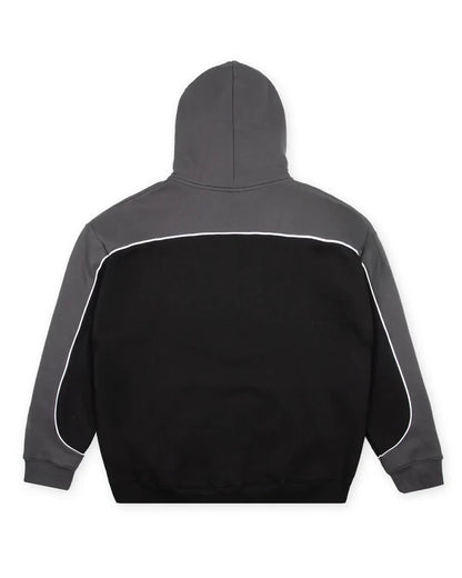WNDRR Token Panel Hood Sweat (Black/Grey)