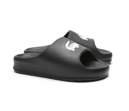 Women's Lacoste Serve Slide CFA 2.0 (BLK/OFF WHT)