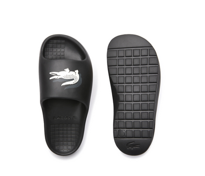 Women's Lacoste Serve Slide CFA 2.0 (BLK/OFF WHT)