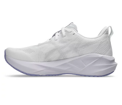 Womens Asics Novablast 5 (White/Lilac Hint)
