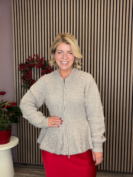 Yvette Knit Cardigan (Fungi)